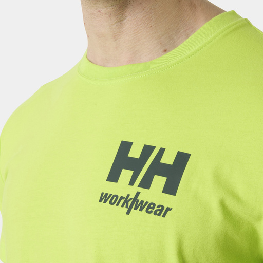 T-shirt męski Helly Hansen lime 79309-420 - M