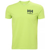 T-shirt męski Helly Hansen lime 79309-420 - S