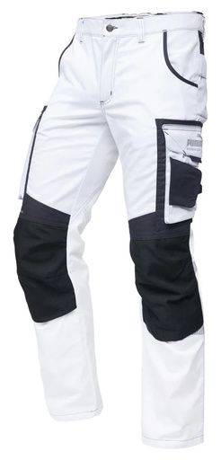 Spodnie Precision Puma Workwear 30-1170 white - 58