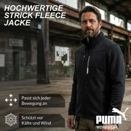 Kurtka polarowa Puma Workwear black 30-6110 - M