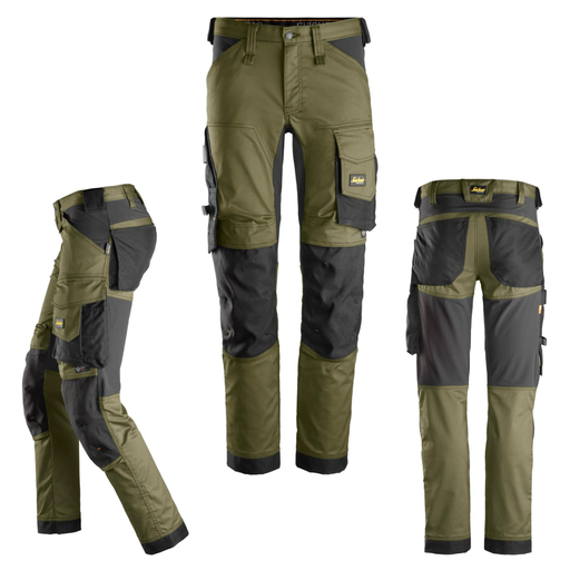 Spodnie robocze Snickers 6341-3104 khaki - 48