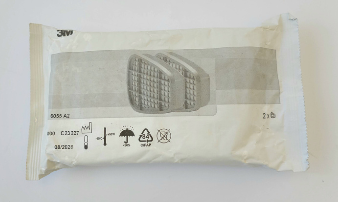 Pochłaniacz filtr 3M A2 6055 2szt