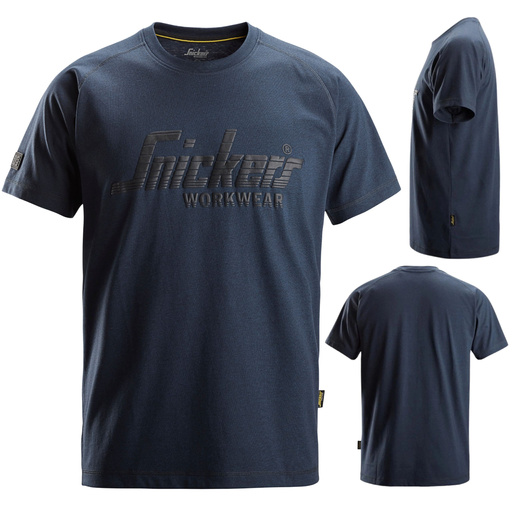 T-shirt roboczy Snickers 2590-4500 granatowy - M
