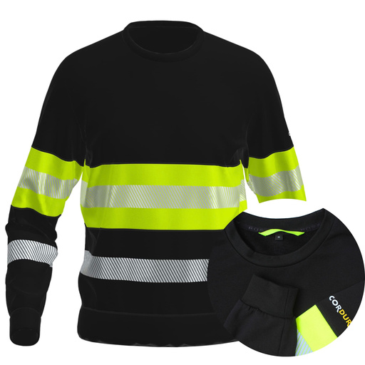 Bluza odblaskowa BoSafety ML-Onyx-C1-0204 - 3XL
