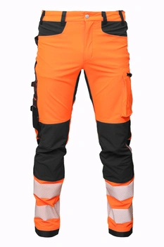 Spodnie robocze BoSafety Tension pomarańczowe - 56