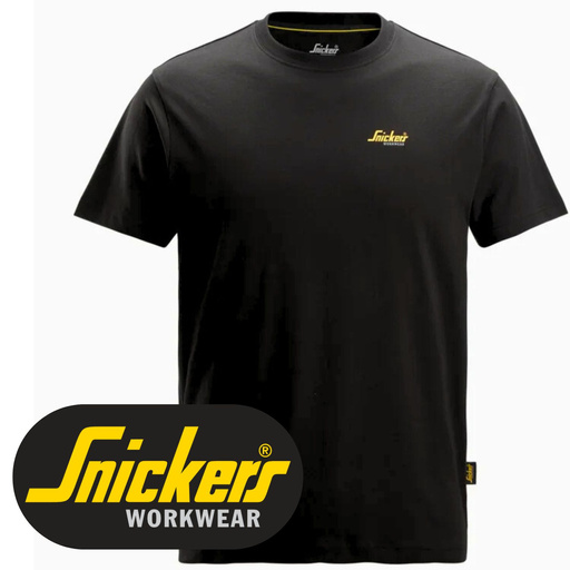 T-shirt roboczy Snickers 2588-0400 czarny - XXXL